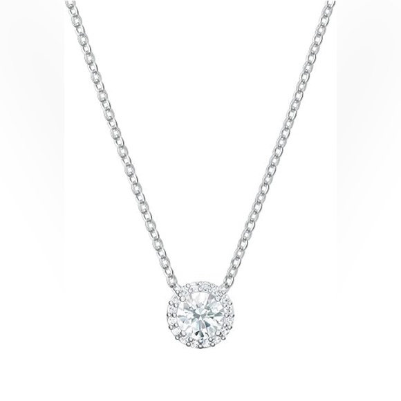 Swarovski Jewelry - Swarovski Angelic Pendant with Circular Clear Crystal